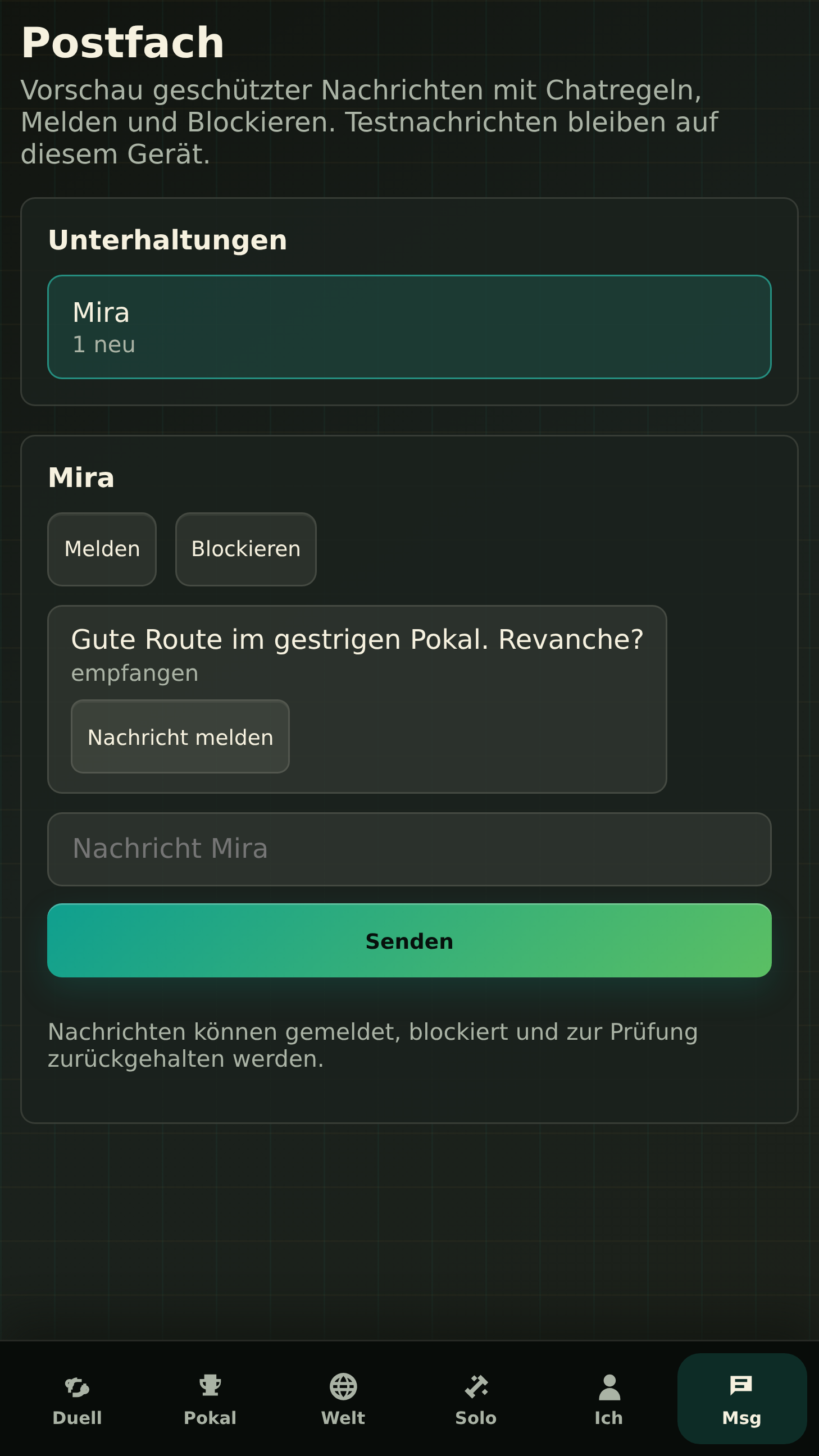 Bewachter Posteingang und Sicherheitskontrollen