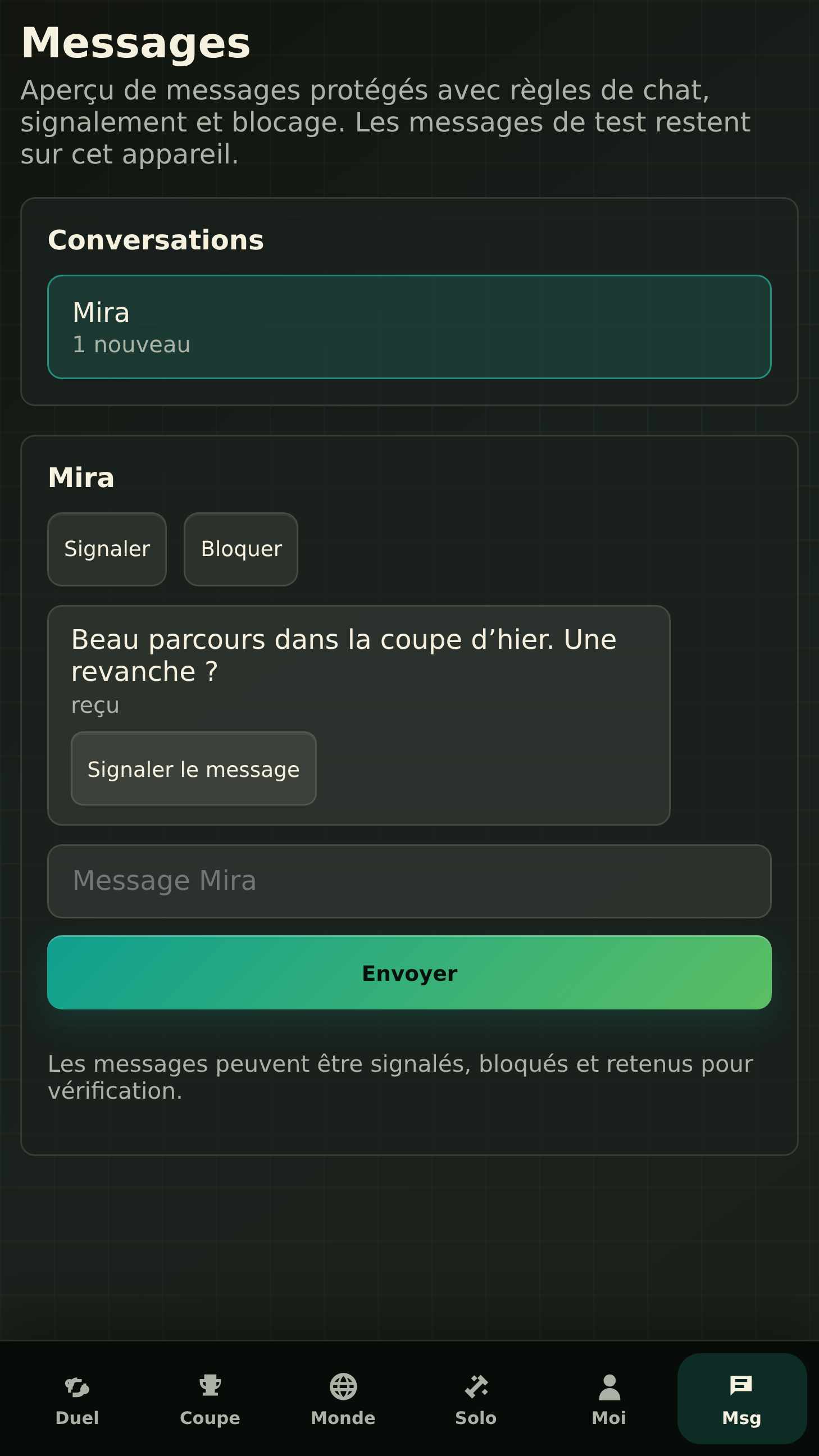 Boîte de réception protégée et contrôles de sécurité